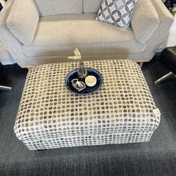 Brand New Polka Dot Ottoman 