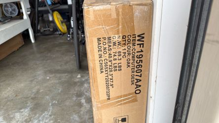 Unopened desk Inside Box Still