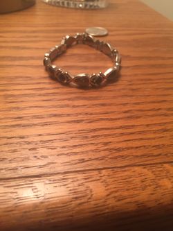 8” Stainless Steel &Stone Bracelet