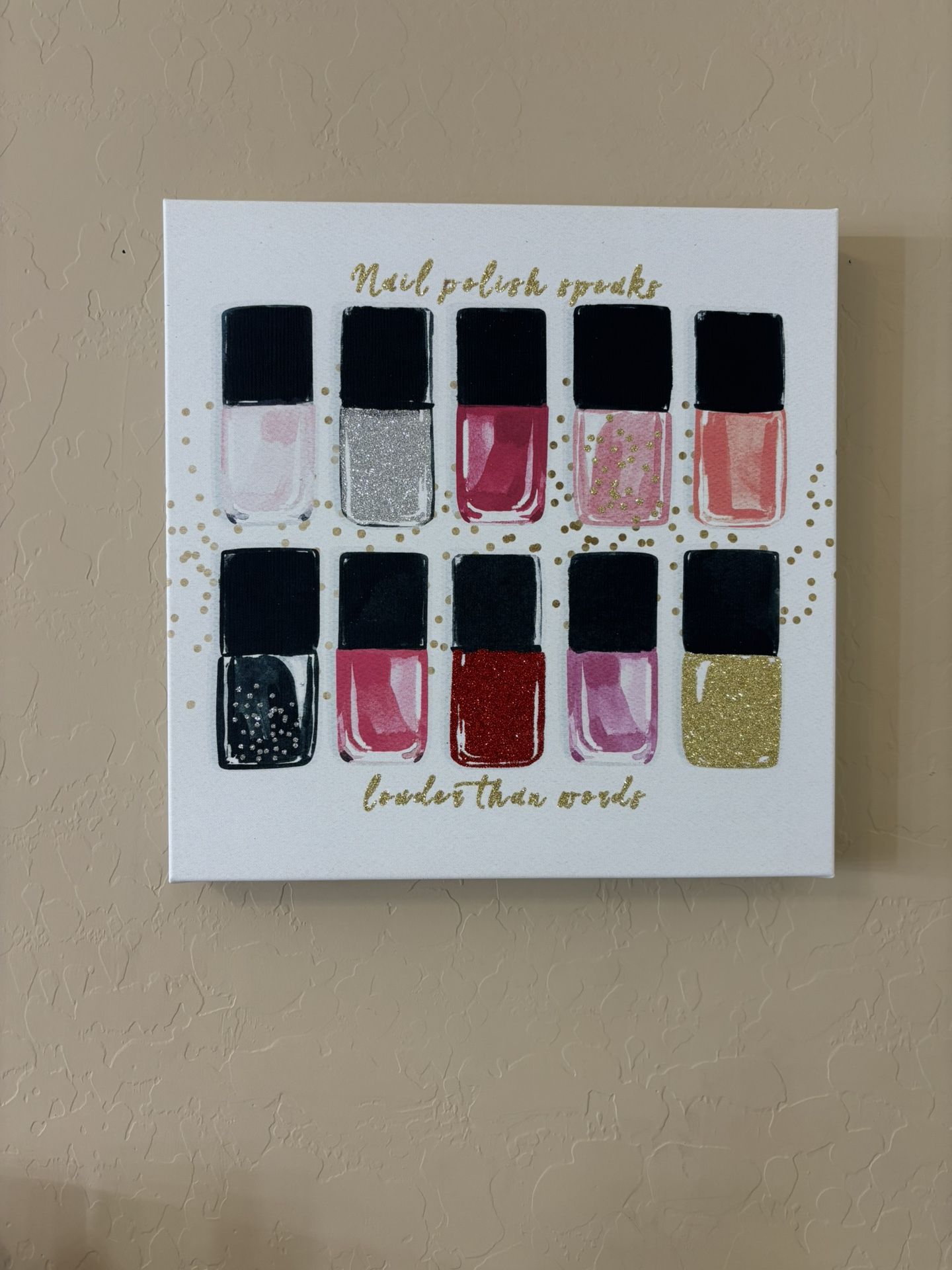 Nail Polish Canvas $10