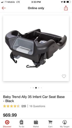 Baby Trend 35 Infant Car Seat Base
