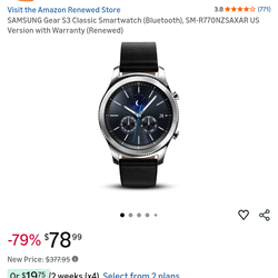 Samsung gear s3 watch