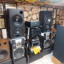 Vintage Pioneer Floor Speakers 
