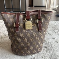 Dooney & Bourke Signature Handbag – Brown with DB Monogram
