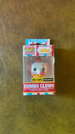 Dumbo clown pocket keychain