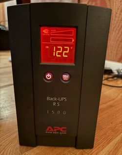 APC Back-UPS RS 1500 Battery Backup  1500VA / 865W