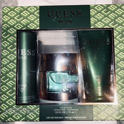 GUESS “MAN” 3 PIECE GIFT SET