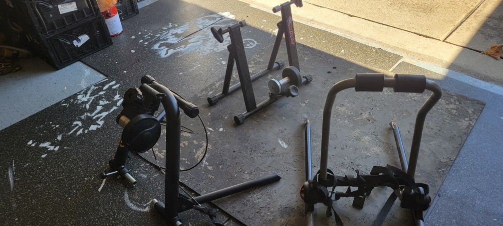 Bicycle Trainer Stand And Bike Car Truck Holder