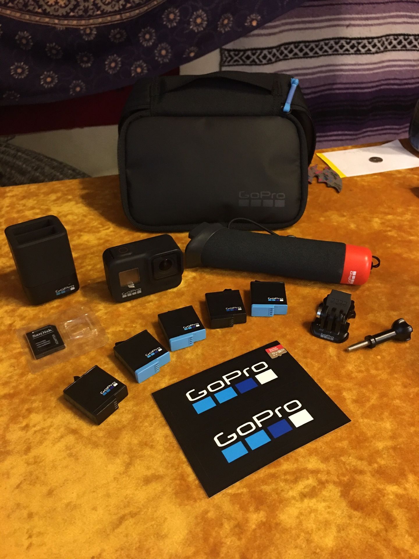 GoPro Hero8 Black + Extra Batteries And Charger