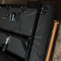 Queen Motion Board Bed with New Mattress