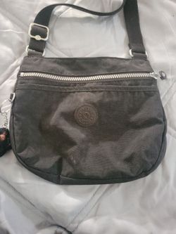 Kipling Black Nylon Crossbody Bag