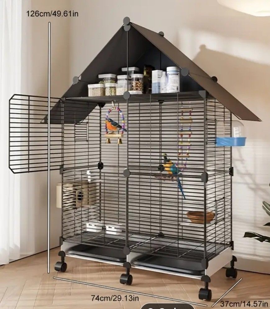 Parakeet Cage And Miscellaneous