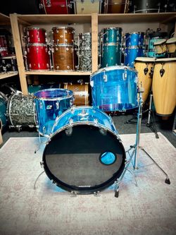 Ludwig vistalite drum vintage set early 70s