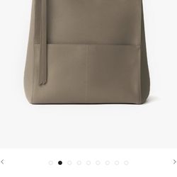 Stylish Mina Bae Leather Baby Backpack 