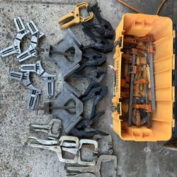 Assorted Furniture And Vise Grip Clamps 