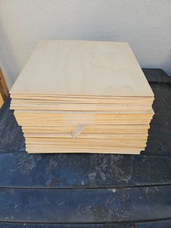 Scroll saw wood blanks 12"x12"
