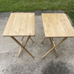 2-pc Set Tv Table Tray