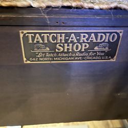 Antique Radio Cabinet