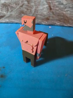 Pink Wooden Block- like Plastic Centaur Art Toy Figure