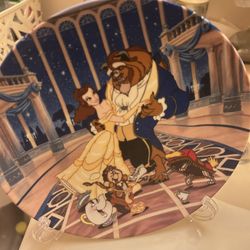 Disney Plate Beauty and The Beast Pick Up Only