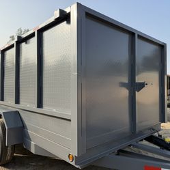 New 8x4x12 Diamond Walls Hydraulic Dump Trailer 💎