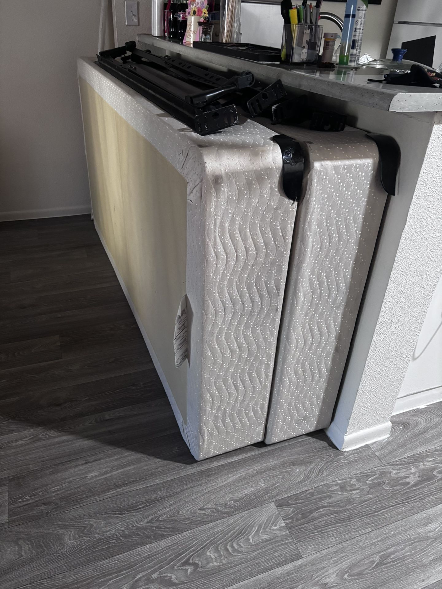 California King box spring And Rails