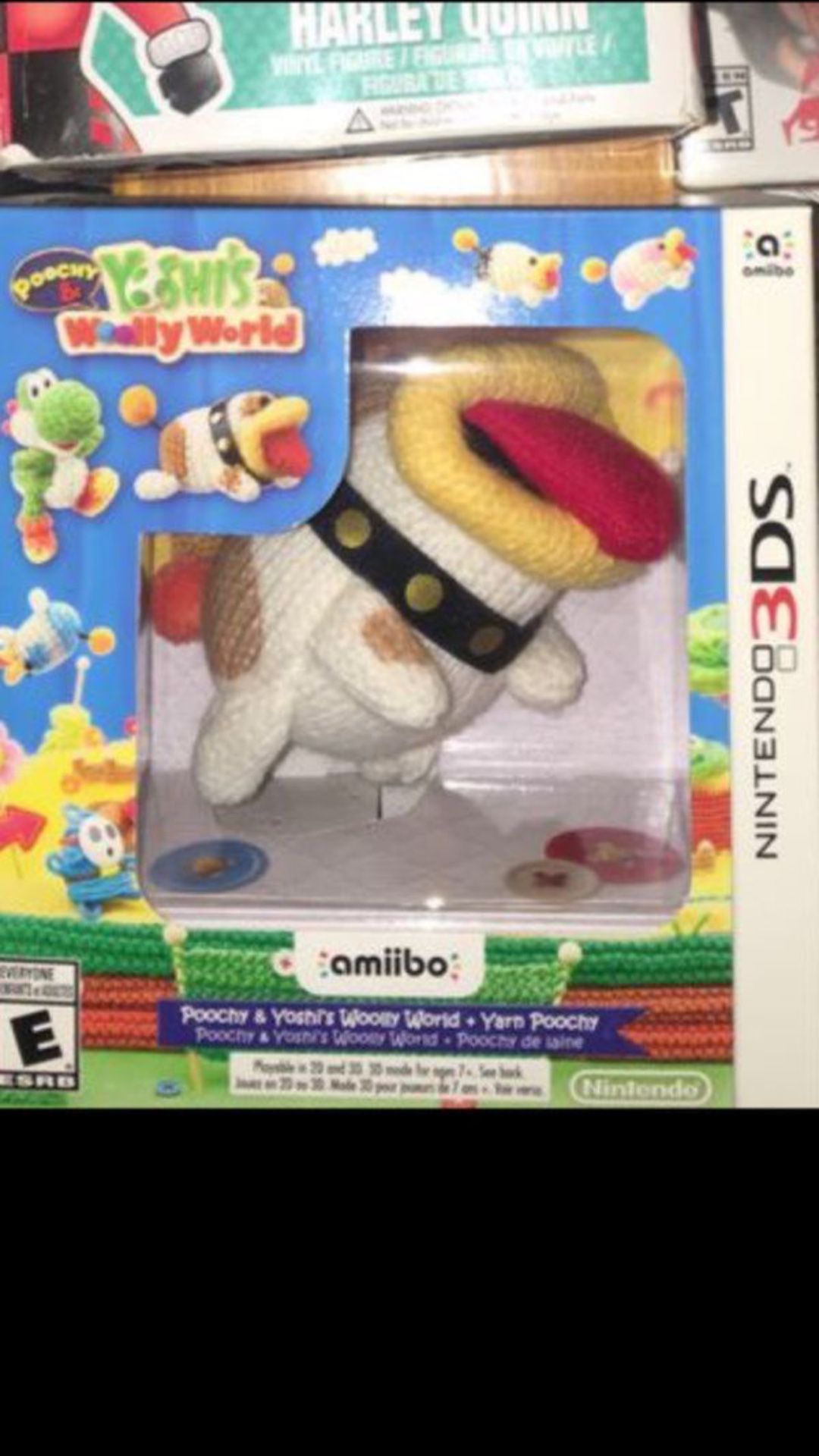-Nintendo 3DS Poochy And Yoshi’s Wooly World Amiibo Video Game Bundle Set-