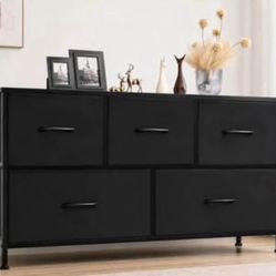 Black Storage Dresser