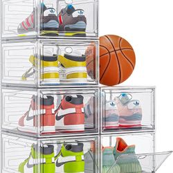 Organizer with Magnetic Door, Stackable Boxes for Closet, Foldable Space