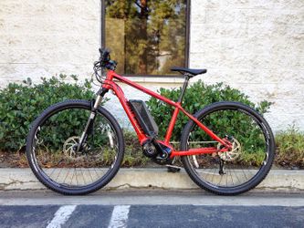 Mid drive electric mountain bike