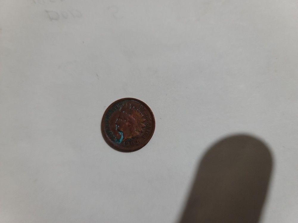 1903 Indian Head penny.