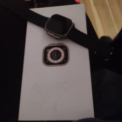 Apple ultra titanium watch