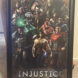 DC Comics Superhero Framed Poster