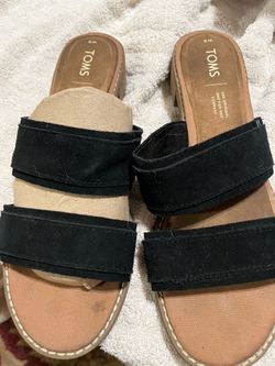 Tom's scrappy sandals 8W