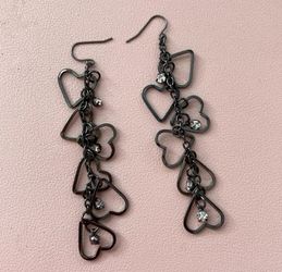 Heart Drop Earrings