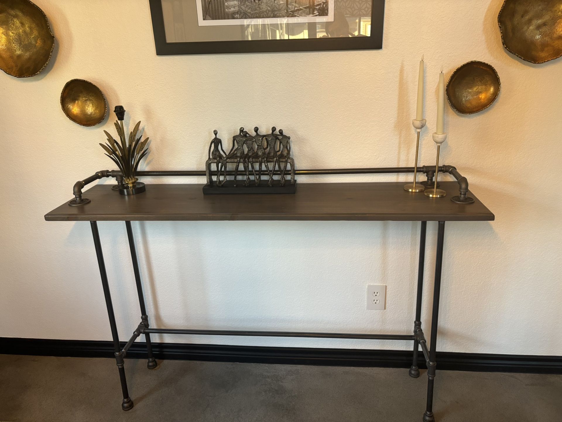 Industrial Console Table