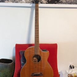 Laguna Acoustic Cutaway Electric Bass Guitar Model LAB7CE 