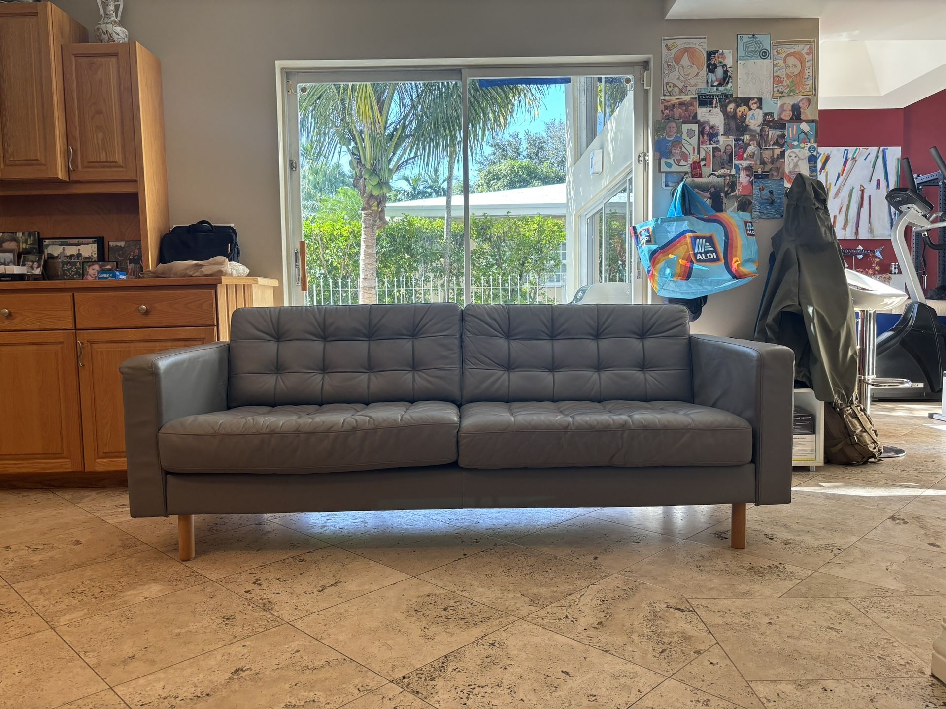 IKEA MORABO GREY LOVESEAT