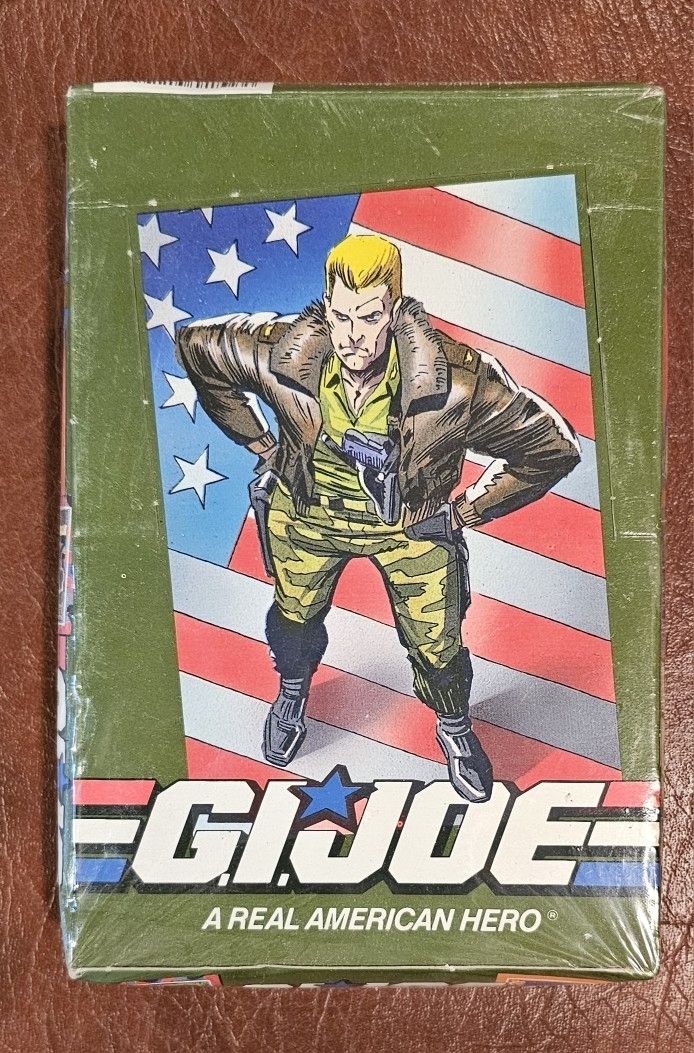 1991-Impel Hasbor G.I. JOE-A Real American Hero-Factory Sealed Box 36 Packs-- $50.00