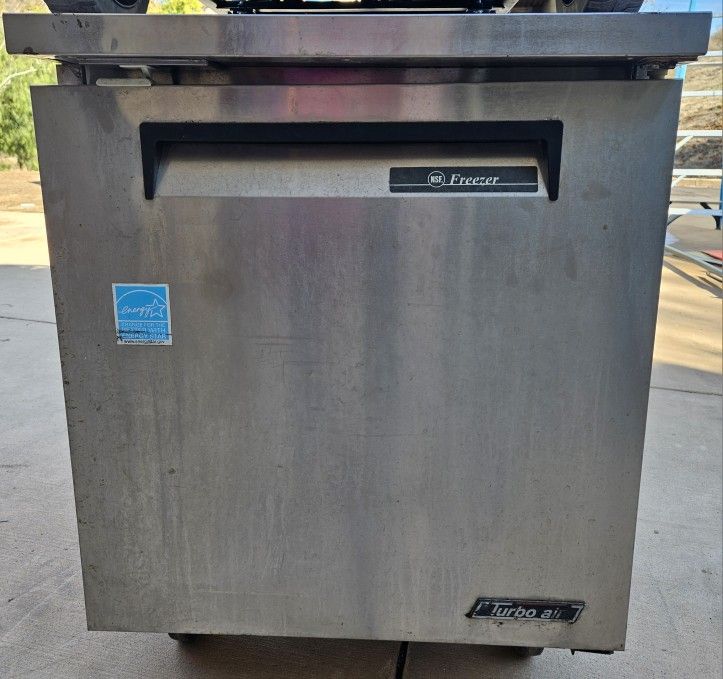 Turbo Air Energy Star NSF TUF-28SD - 1 Door 115v Undercounter Freezer