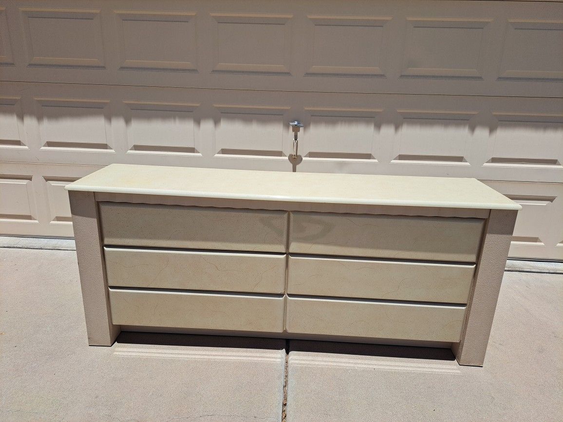 Ashley Millennium 6-Drawer Dresser - Solid Wood Travertine $275