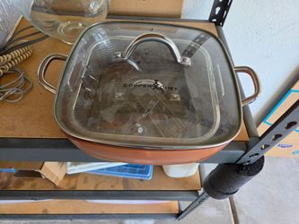 Copper Chef Square Pan with Glass Lid