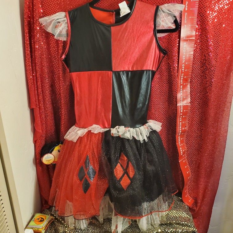 Harley Quinn Costume By Rubies. Child Large. New.