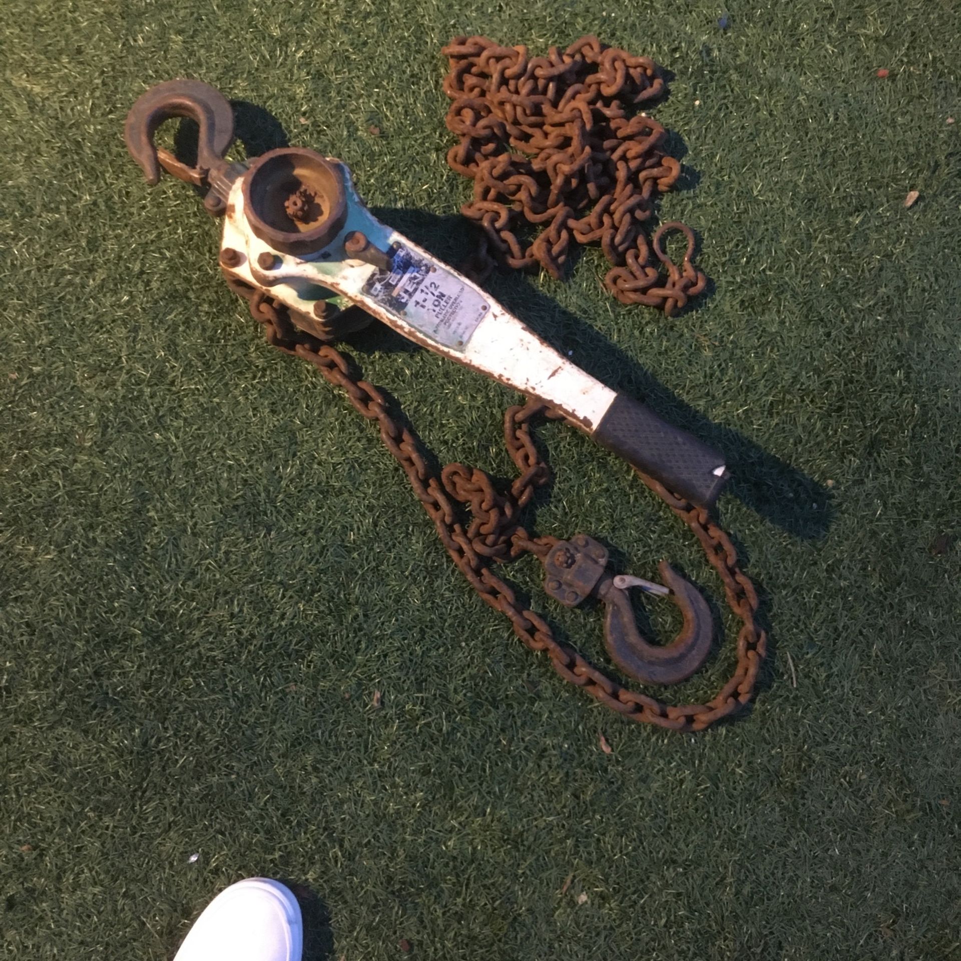 Jet 1-1/2Ton Lever Chain Hoist