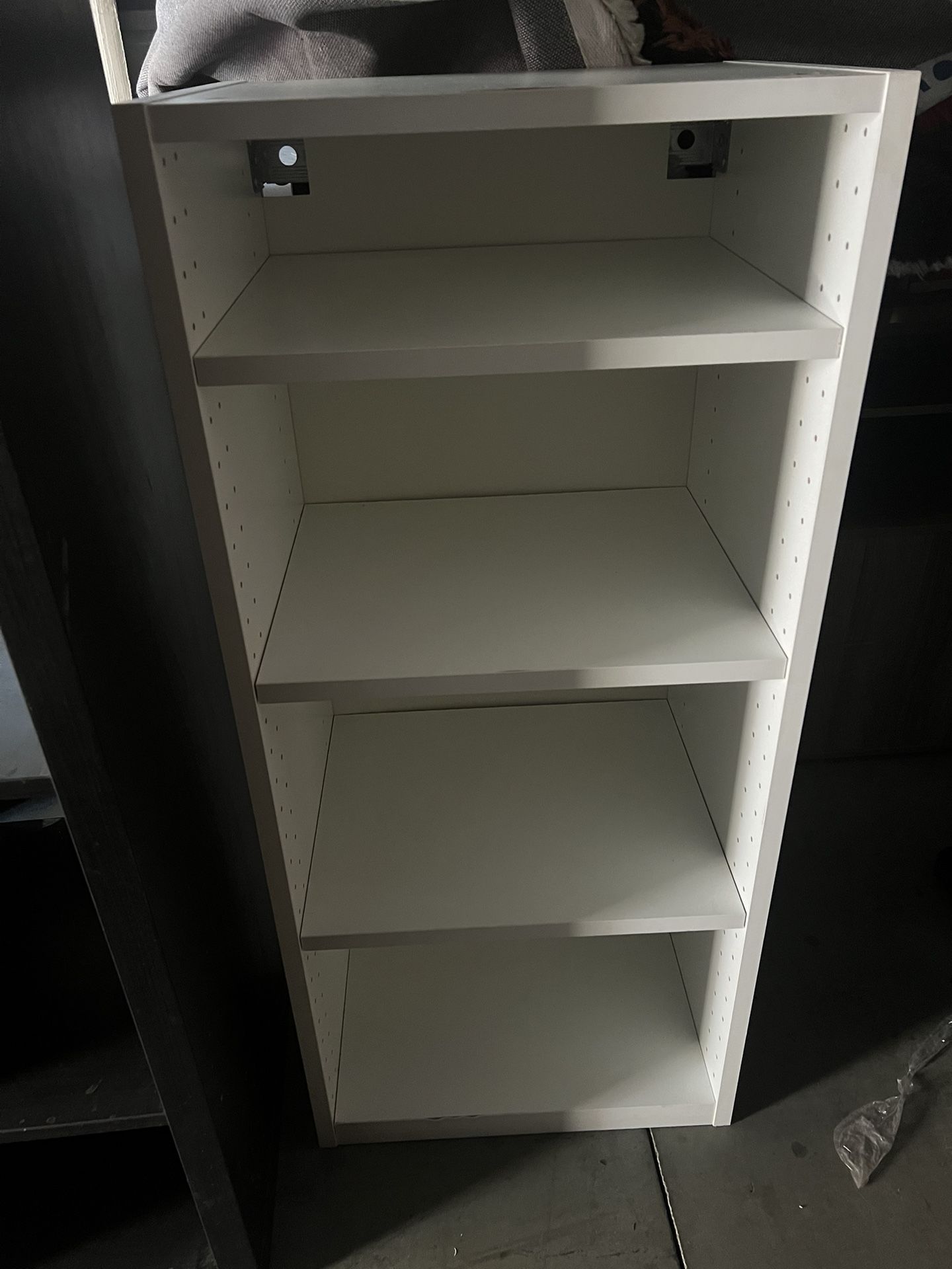WHITE SHELF UNIT CLEAN SIMPLE STRONG