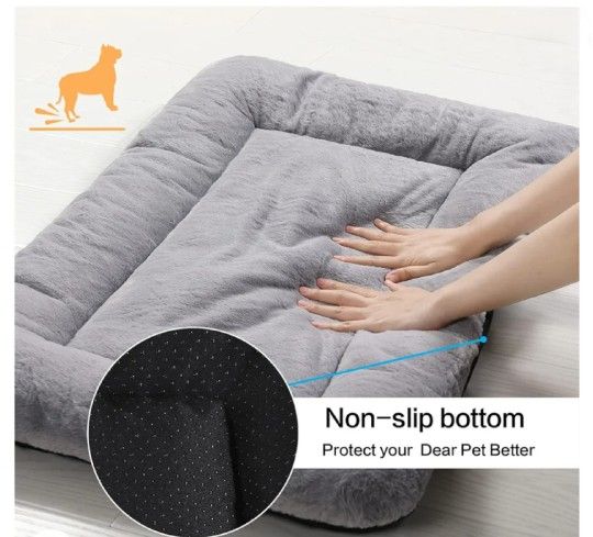 New IN Box! L'xl Dog Crate 2 Doors With Tray Up To 70lbs Folding Puppy Dog Kennel Animal Cage Add A Bed For $15