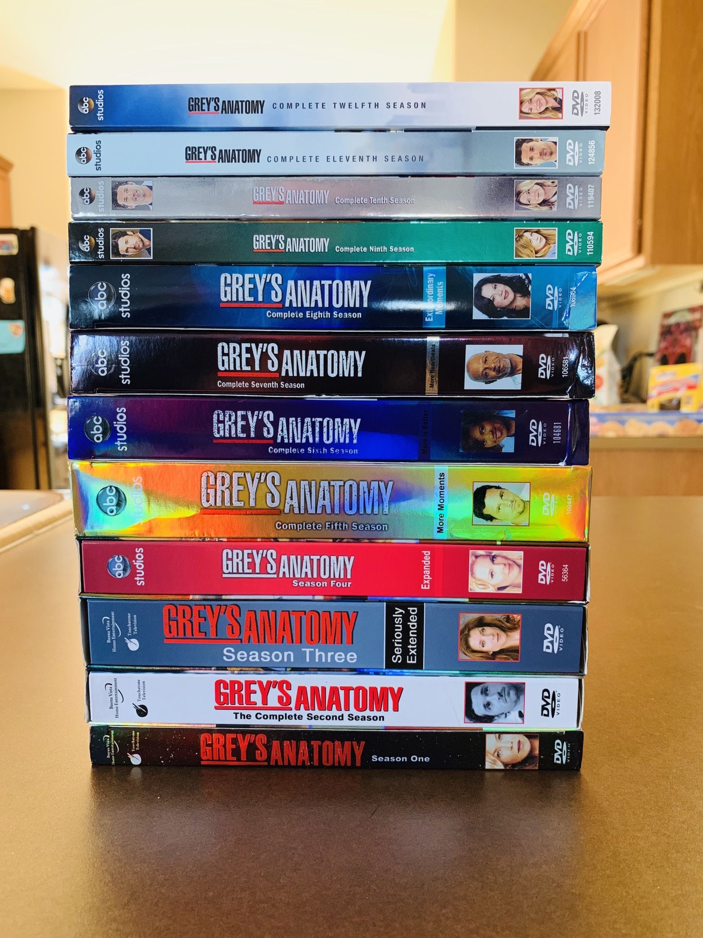 Grey’s Anatomy DVD lot seasons 1-12