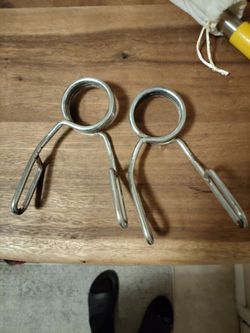 Olympic weight bar clamps