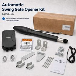 Automatic Swing Arm Gate Opener, Open Box