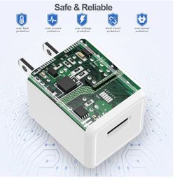 (NEW) [Apple MFi Certified] iPhone Charger, 2Pack Lightning Cable Apple Charging Cords &Fast Quick USB Wall Charger Travel Block Plug Adapter for iPho